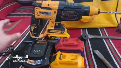  10 INGCO Rotary Hammer Drill (لاسلكي)