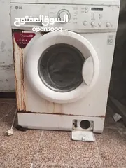  2 غساله اتوماتيك بحاجه صيانه بسيطه