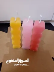  3 شموع صنع محليه