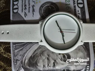  4 ساعة لاكوست اصلية بحالة الوكالة