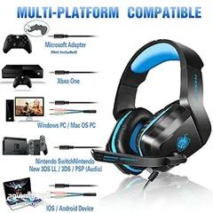  6 سماعات رأس هيدسيت جيمنج سلكي للكومبيوتر و البلي ستيشن PHOINIKAS H1 WIRED GAMING HEADSET