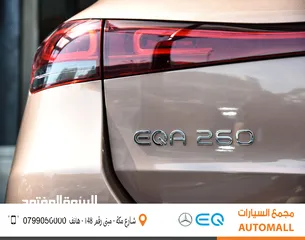  4 مرسيدس بنز EQA كهربائية بالكامل سبورت 2023 Mercedes Benz EQA 260 Sport