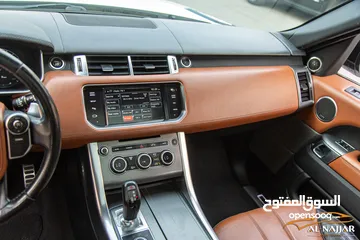  29 Range Rover Sport Supercharge 2014  السيارة وارد الشركة
