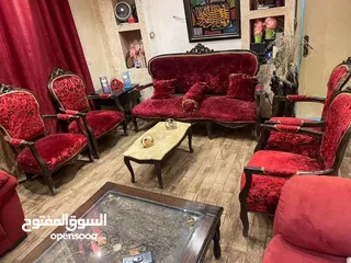  11 طقمين كنب وطاولة سفرة ومرجيحة