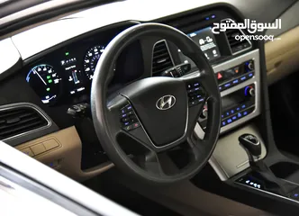  6 Hyundai Sonata Hybrid 2017 هيونداي سوناتا بحالة الوكالة