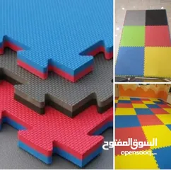  6 ارضيات فوم. حجار تسلق. مواسير فوم سيفتي. قطع غيار ترامبولين ومتاهات