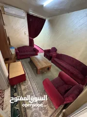  11 طقم كنب خشب كامل جيد  جديد مرتب