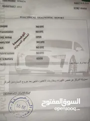  12 هيونداي سوناتا 2012 وارد أمريكي للبيع