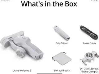  3 DJI Osmo Mobile SE, 3-Axis Phone Gimbal, Portable and Foldable, Gimbal Stabilize