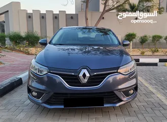  1 RENAULT MEGANE 2018 , GCC , 93000KM ONLY , PERFECT CONDITION