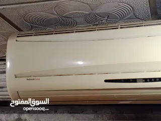  1 مكيف ناشونال ديلوكس طن ونص عادي اقتصادي تبريد ثلج