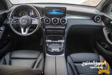  7 Mercedes Glc200 Coupe 2022 4matic السيارة بحالة الوكالة و قطعت مسافة 24,000 كم