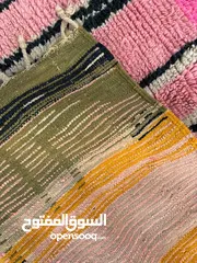  6 Moroccan handmade Berber Carpet with beautiful pink color and wonderful design