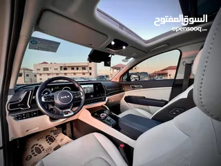  18 كايا سبورتاج /2022 فل الفل فتحة سقف  2x4 ///240Hp بنزين + كهرباء  ( Haybrid) 1600cc