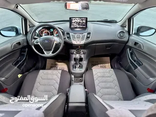  12 ‏Ford Fiesta 2017 ، اوتوماتيكك ،  مطور 1600 ،، فحص ممتاز تخلو من الحوادث او الضربات اغلبها بوية شركة