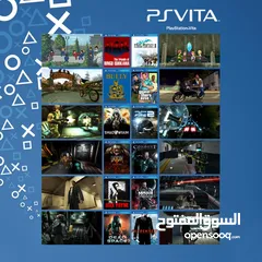  7 بلايستشن فيتا معدل مع متجر مفتوح PS VITA - فل العاب 3000 لعبة مع محاكيات