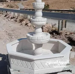  28 نوافير وشلالات وبابكيو احواض زريعه جميع انواع الحجر البناء والديكوارات