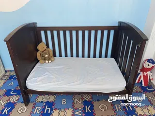  3 تخت أطفال خشب