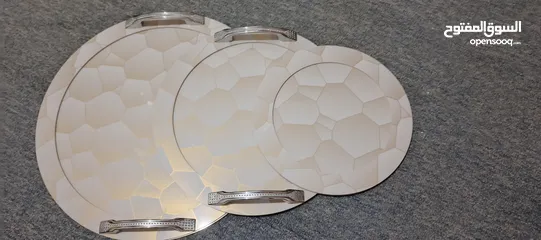  2 صواني بتصميم جديد ضض المي و الحريق