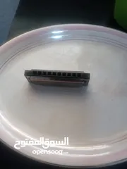  3 ألة موسيقية كلاسيكية هارمونيكا شبه وكالة مصنوعة من النحاس والبلاستيك القديم