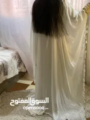  1 قفطان ابيض   قفطان كتب كتاب / قرأة فاتحه