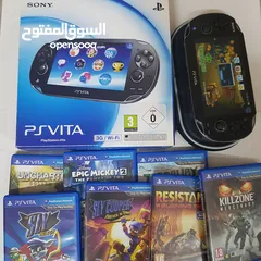  2 بلاي ستيشن فيتا للبيع مع مجموعه ألعاب نادرة PSVITA