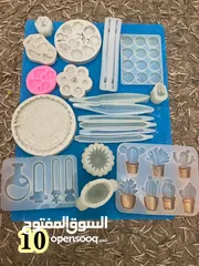  1 قوالب ريزن وشمع