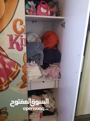  1 سرير + خزانة ملابس