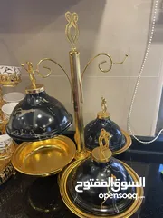  1 مضايف العيد ذهبيه نوعيه ثقيله استعمال خفيف