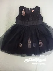  3 فساتين بيبي من 9 شهور ولغاية سنه وارد امريكي مستعمل بحالة الجديد خلي بنتك مع الصيفيه برنسيسه
