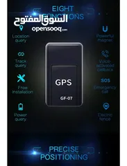  1 جهاز تعقب Gps مصغر للسيارة Gf-07، تعقب في الوقت الحقيقي، مضاد للسرقة، محدد مفقود، تحميل مغناطيسي قوي