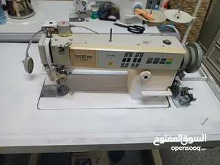  6 ماكينه خياطه كمبيوتر يابانيه سيرفو صامت موفر للطاقه 70% تحكم ابره تحكم سرعه قطع خيط تمكينه حسب الطلب