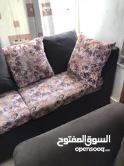 5 طقم كنب خشب تفصيل 8 مقاعد بحالة ممتازة