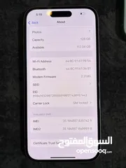  2 ولا خدش والسعر حرق حرق  I phone 15 128gb locked مشفر بحالة الوكالة