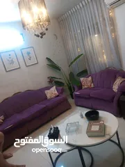  1 طقم كنب خشب سويد وزان اسفنج دانلوب بحاجة صيانة بسيطة للجادين