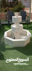  2 نوافير وشلالات وباربيكو وجميع انواع ديكورات الحجر الطبيعي  العنوان الزرقاء الجديده