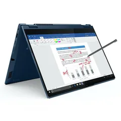 9 جهاز لينوفو : Lenovo ThinkBook 14s yoga  الجهاز (2in1) يعني بتحول لتابلت