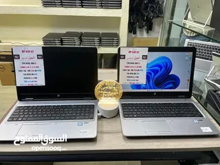  1 HP 650 G2 CPU CORI5 الجيل السادس RAM 8 GIGA DDR4 SSD 256 GIGA MON 15.6 بسعر تخفيض وضمان شهر