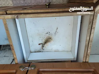  6 مطبخ خشب لاتية 18 ملبس بالكامل فورمايكا مكبوس من برا ومن جوا