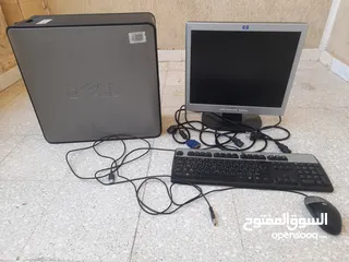  4 Windows 7 في حالة جيدة شاشة عادية مع clavier وsouris