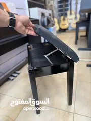  2 كرسي بيانو جديد جلد صندوق رقم 1