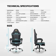  5 FANTECH GC193 GAMING CHAIR BLACK كرسي فانتيك طبي بشكل مميز وجودة مضمونة