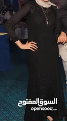  1 فستان سواريه أسود جديد