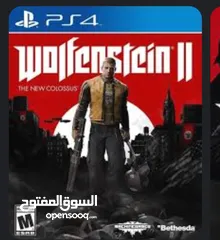  1 لعبه wolfenstein للبيع  او بدل