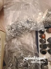  6 فضة ايطالي وتايلندي وتركي ومجوهرات تقليديه نخب اول