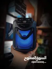  3 سماعه 4 انش شحن سماعات مكبر صوت مع راديو وبلوتوث و اضائه سماعة سبيكر SPEAKER