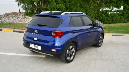  8 Hyundai - VENUE - 2022 - Blue - Small SUV - Eng 1.6L