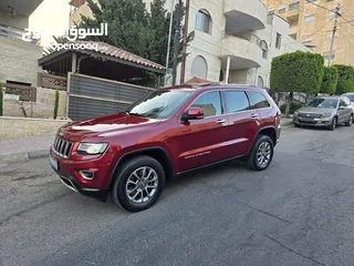  20 جيب جراند شيروكي موديل 2014 ليمتد بحالة الوكالة