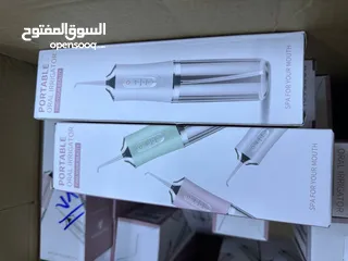 1 جهاز تنظيف الأسنان بالماء اللاسلكي شحن
