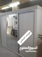  25 خزائن ملابس خشب لامنيت 18م حجم كبير قياس 320 عرض  ارتفاع 240 تفصيل حسب المقاس الون اختياري  كفاله خم